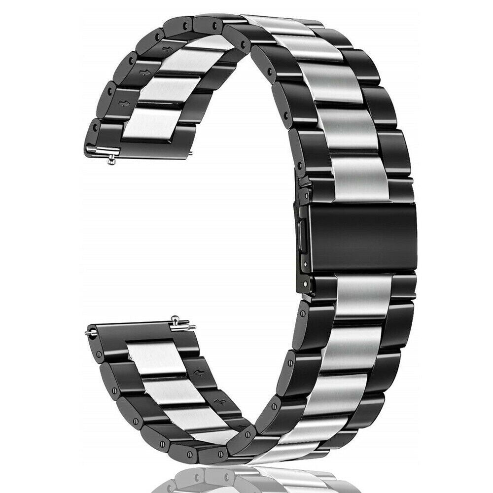 Garmin Vivoactive 3 Steel Strap (Black/Silver)