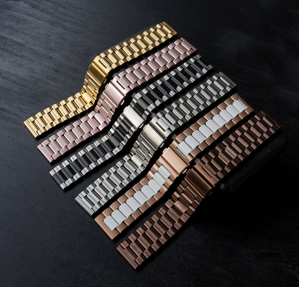 Withings Steel HR Sport Steel Strap (Rose Gold/White)