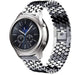 Samsung Gear S3 Steel Strap Hexagons (Black)