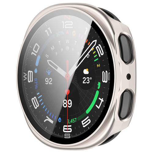 Samsung Galaxy Watch 8 - 40mm Hard Case with Glass (Starlight)