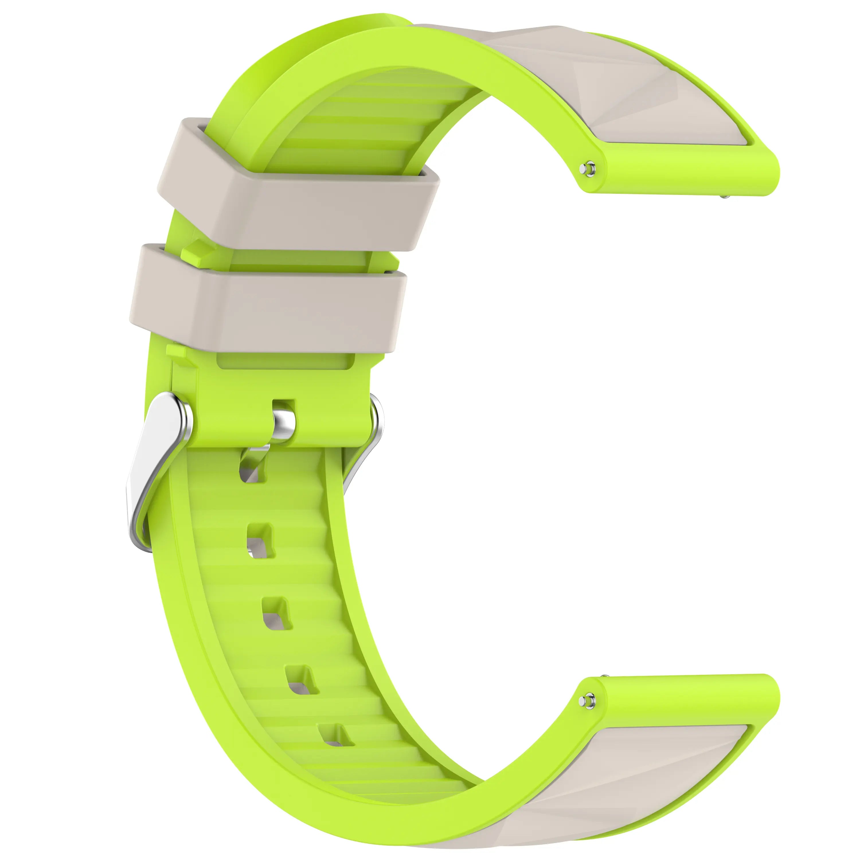 Amazfit Active 3 Premium Diamond Sport Strap (Starlight/Lime)