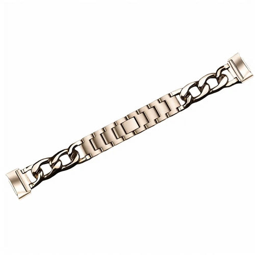 Fitbit Charge 6 Steel Chain Strap (Starlight)