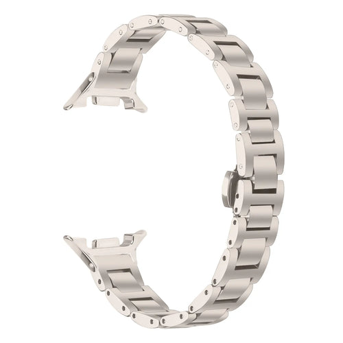 Samsung Galaxy Watch 8 - 44mm Slimfit Steel Strap (Starlight)