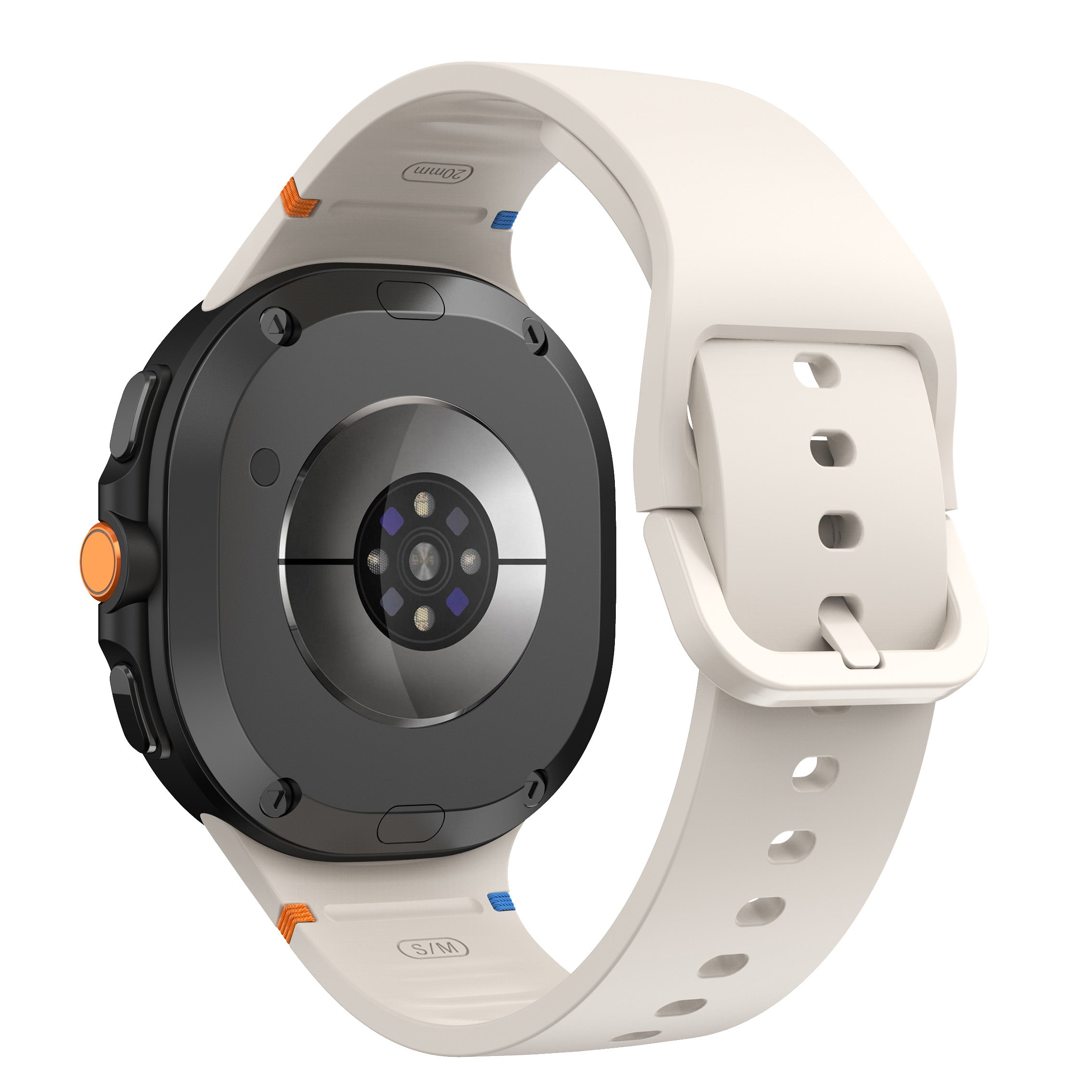 Samsung Galaxy Watch 8 Classic Silicone Strap (Starlight)