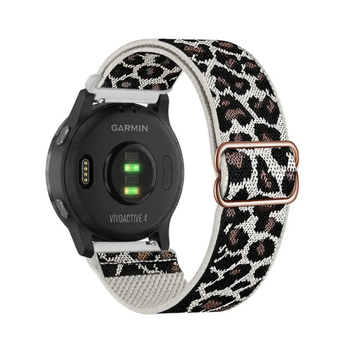 Fossil Gen 5e - 42mm Elastic Strap (Light Leopard)