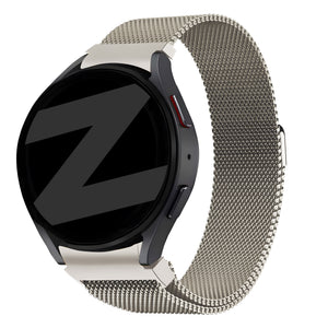 Bandz Samsung Galaxy Watch 6 Classic 43mm Milanese Loop Strap (Starlight)
