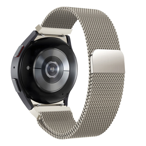 Bandz Samsung Galaxy Watch 4 Classic 42mm Milanese Loop Strap (Starlight)