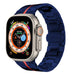 Apple Watch Steel Iron Strap (Blue/Red)