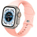 Apple Watch Ultra Silicone Strap Classic (Light Pink)