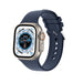 Apple Watch Ultra Silicone Strap with Buckle (Dark Blue)