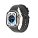 Apple Watch Ultra Silicone Strap with Buckle (Black)