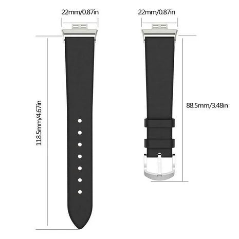 Huawei Watch Fit SE Leather Strap (Black)