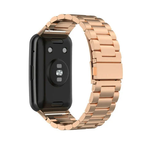 Huawei Watch Fit SE Steel Strap (Rose Gold)