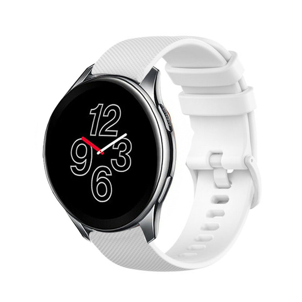 OnePlus Watch 3 Luxury Silicone Strap (White)