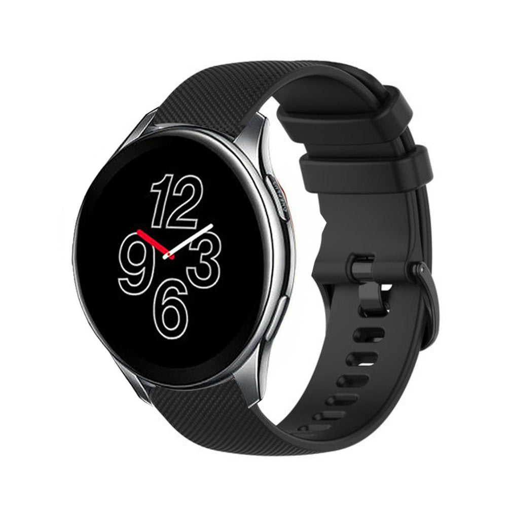 OnePlus Watch 3 Luxury Silicone Strap (Black)