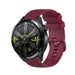 Huawei Watch GT 3 46mm Premium Silicone Strap (Dark Red)