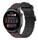 Huawei Watch 3 (Pro) Silicone Strap Tough (Black/Red)