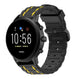 Fossil Gen 5 Silicone Strap Tough (Black/Yellow)