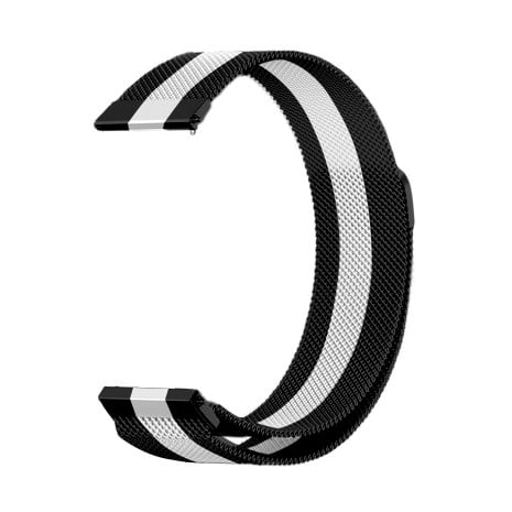 Samsung Gear S3 Milanese Strap (Black/White)