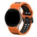 Samsung Galaxy Watch 6 Classic 47mm Squared Sport Strap (Orange/Black)