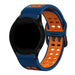 Samsung Galaxy Watch 4 Classic 42mm Squared Sport Strap (Blue/Orange)