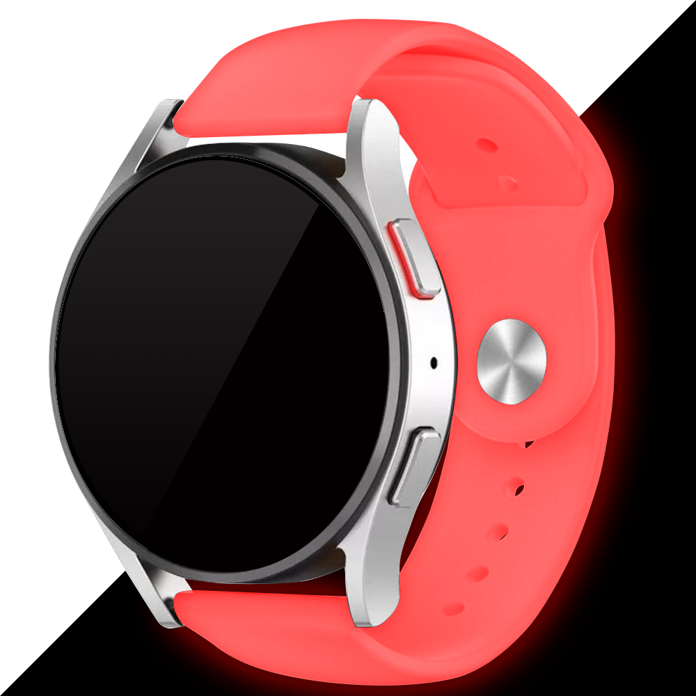 Samsung Galaxy Watch 6 Classic 43mm Glow in the Dark Strap Red