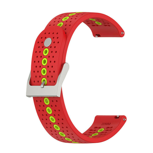 Suunto Vertical 2 Silicone Strap (Red/Green)