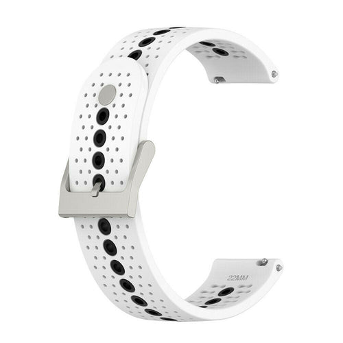 Suunto Race (S) Silicone Strap (White/Black)