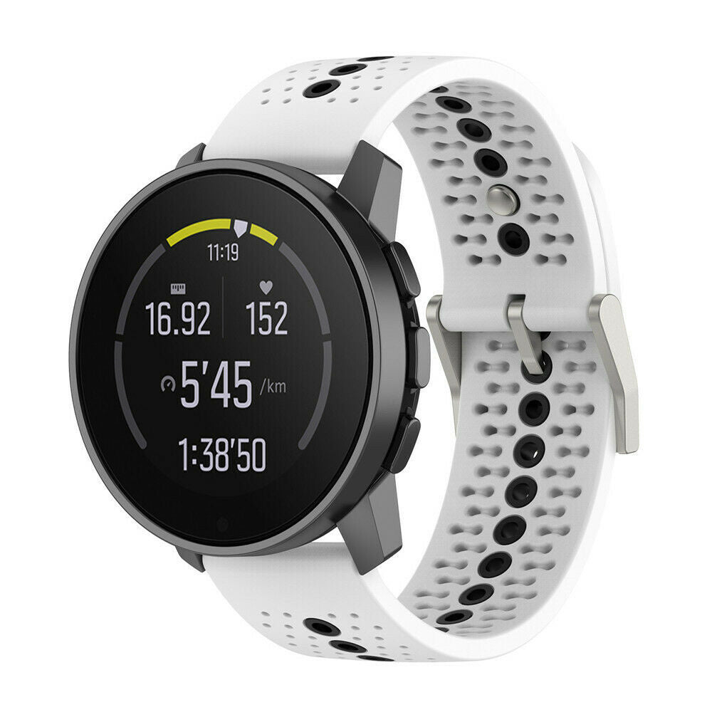 Suunto Run Silicone Strap (Whte/Black)