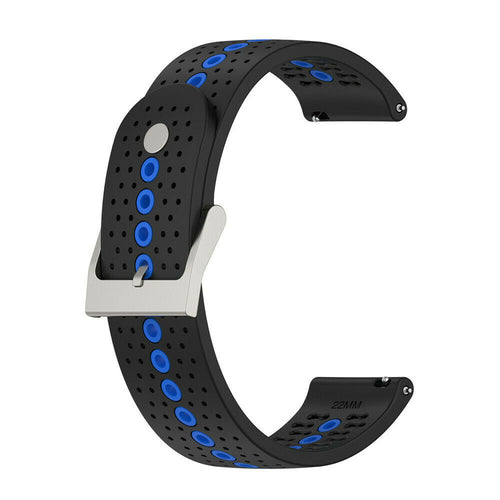 Suunto Race 2 Silicone Strap (Black/Blue)