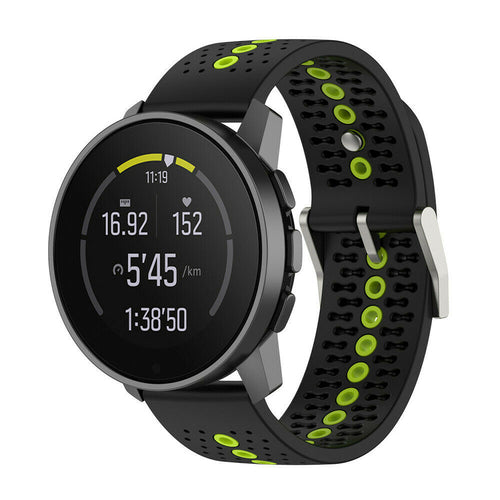 Suunto Run Silicone Strap (Black/Yellow)