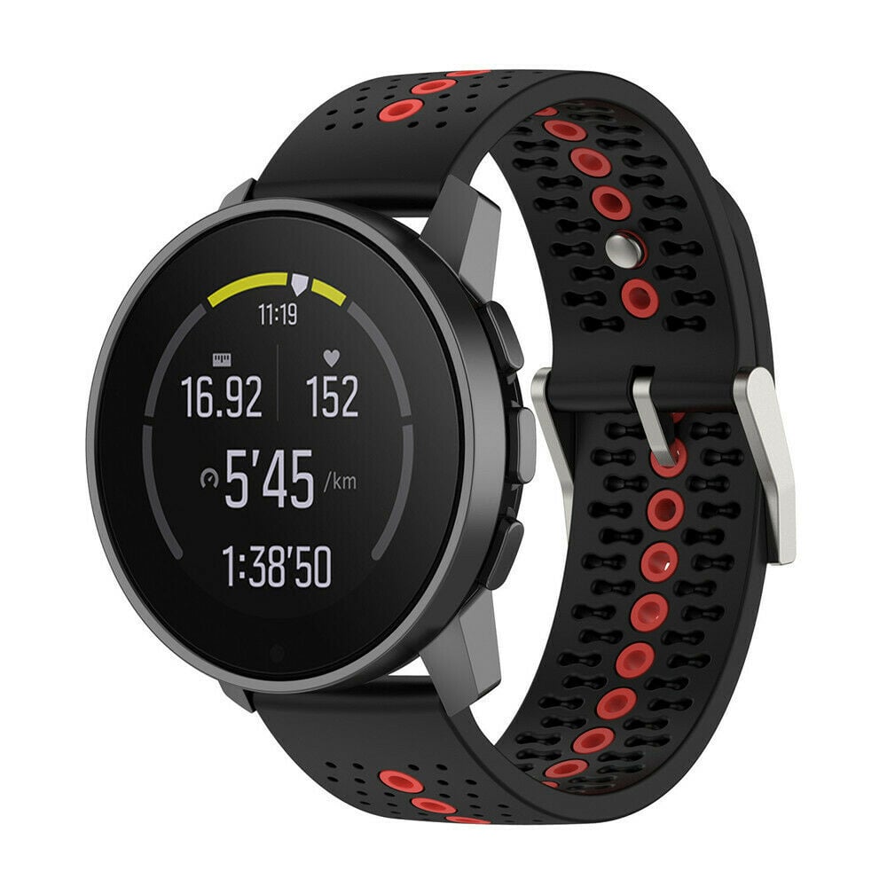 Suunto Race (S) Silicone Strap (Black/Red)