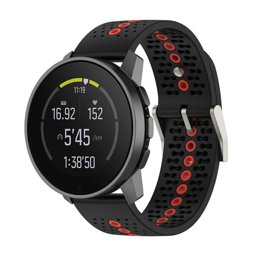 Suunto Run Silicone Strap (Black/Red)