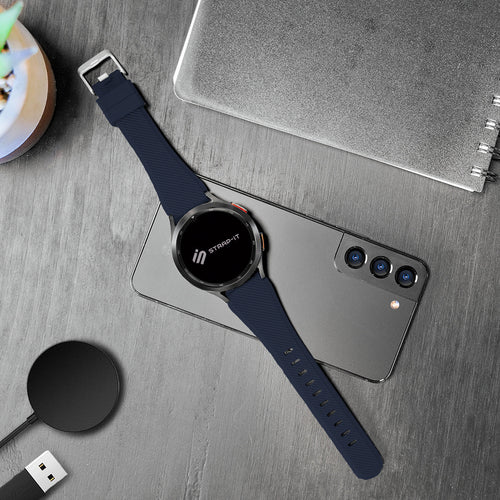Amazfit Cheetah (Pro) Twill Silicone Strap (Dark Blue)