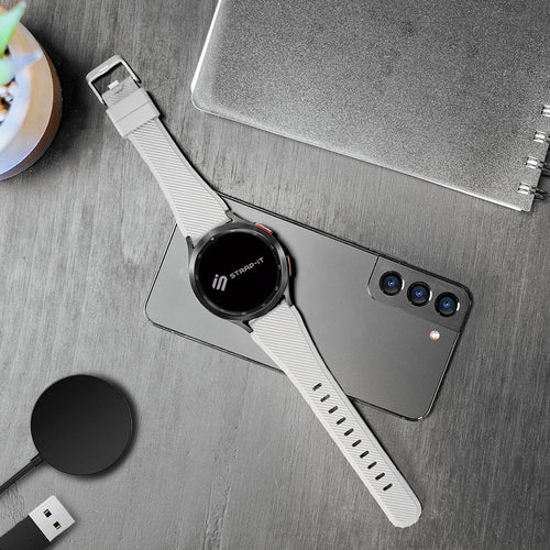 Polar Vantage V3 Twill Silicone Strap (White)