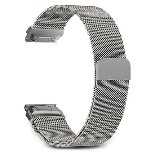Garmin Instinct 2x Premium Milanese Strap (Titanium)