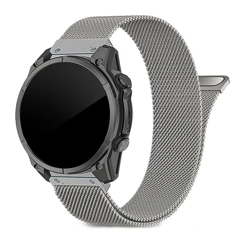 Garmin Instinct 2x Premium Milanese Strap (Titanium)