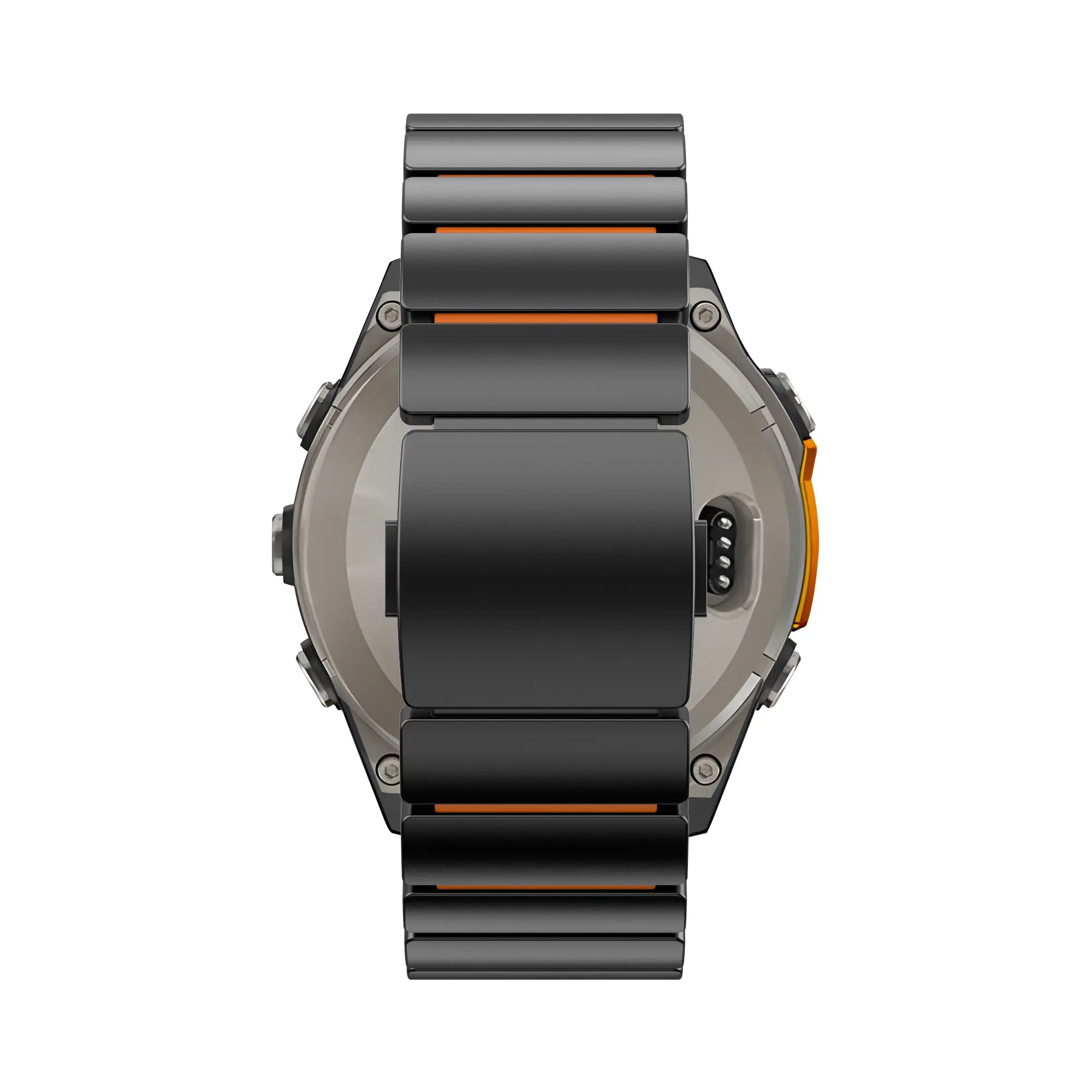Bandz Garmin D2 Delta Titanium Strap 'Hybrid' (Black/Orange)