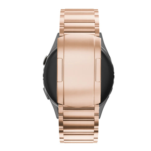 Bandz Garmin Vivomove 3s Titanium Link Strap (Rose Gold)