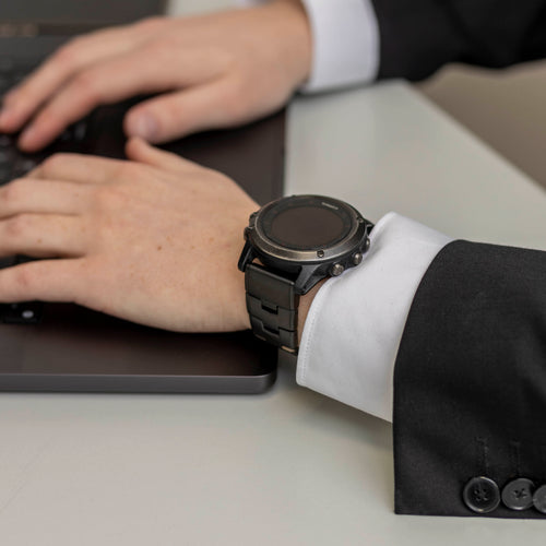 Garmin Instinct 3 - 50mm Titanium Strap (Black)