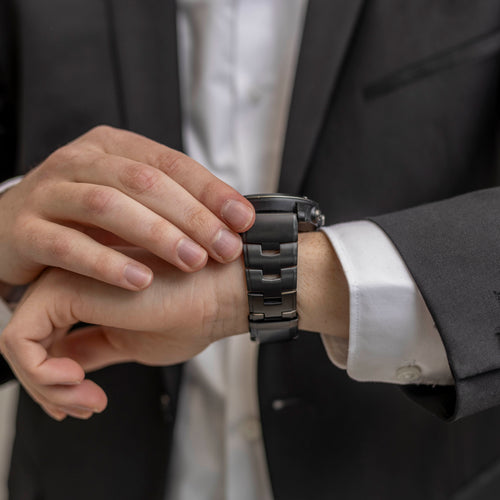 Garmin Instinct 3 - 50mm Titanium Strap (Black)