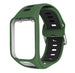 TomTom Runner 2 Silicone Strap Tough (Green/Black)