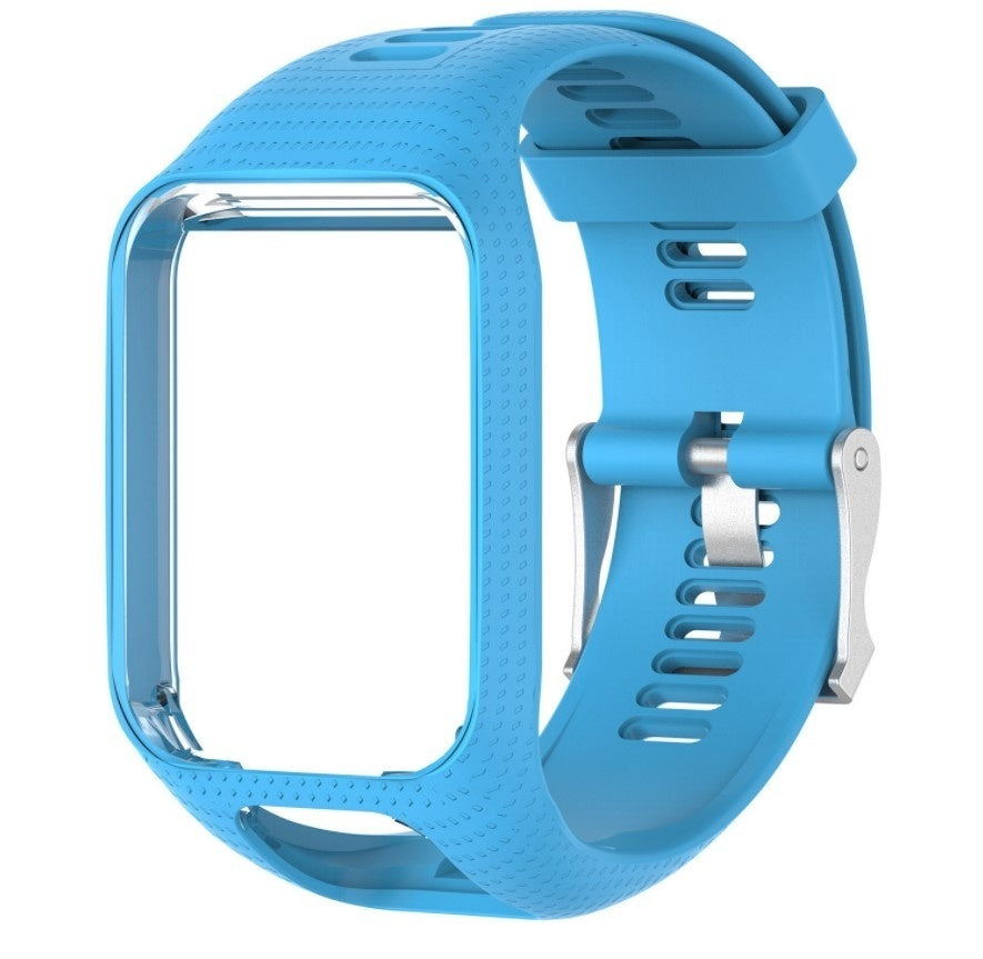 tomtom-runner-3-armband-silikon-blau