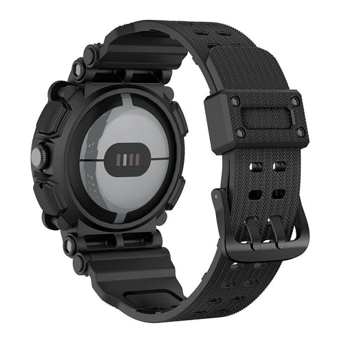 Google Pixel Watch 4 - 41mm TPU Strap with Frame (Black)