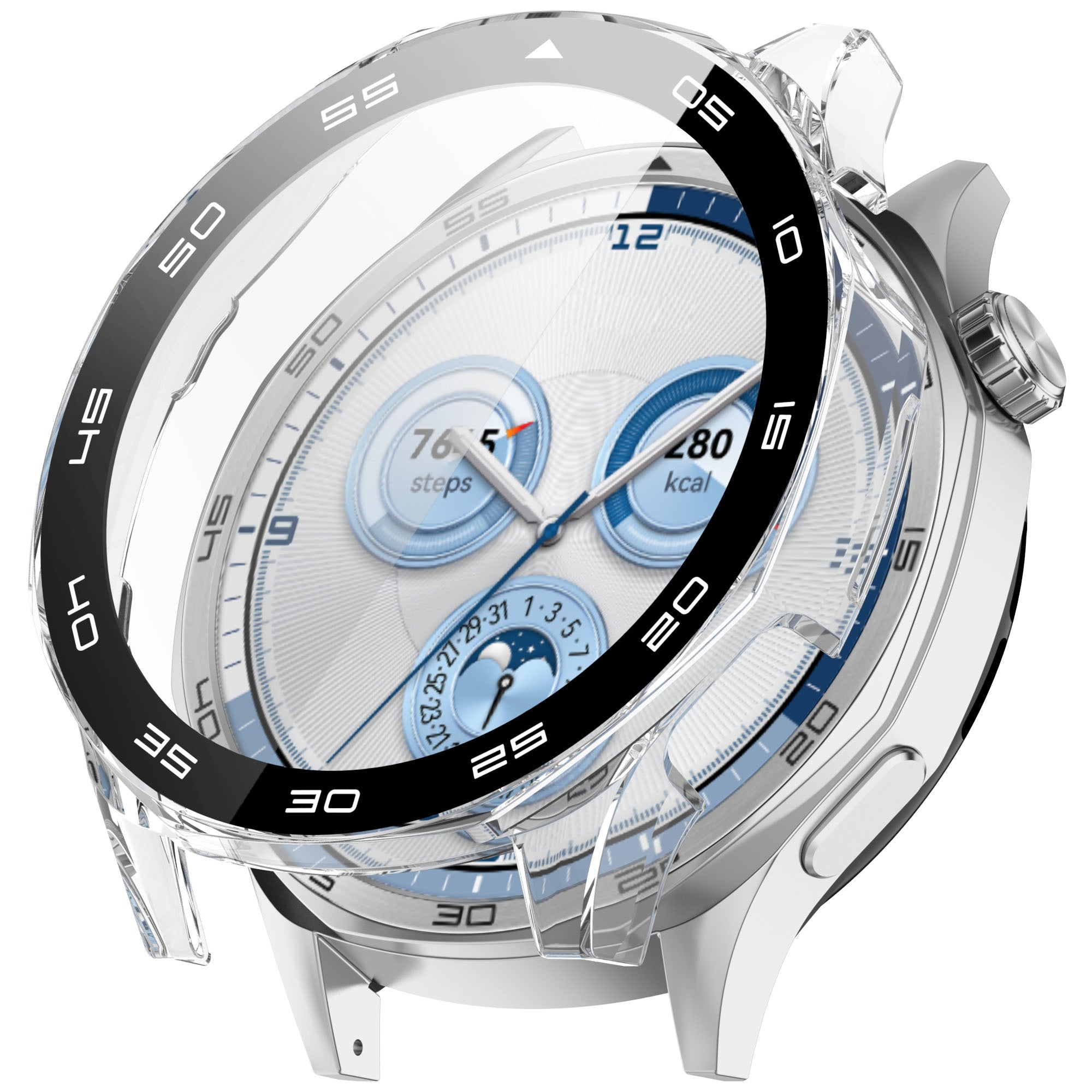 Huawei Watch GT 5 - 46mm Hard Case with Glass (Transparent)