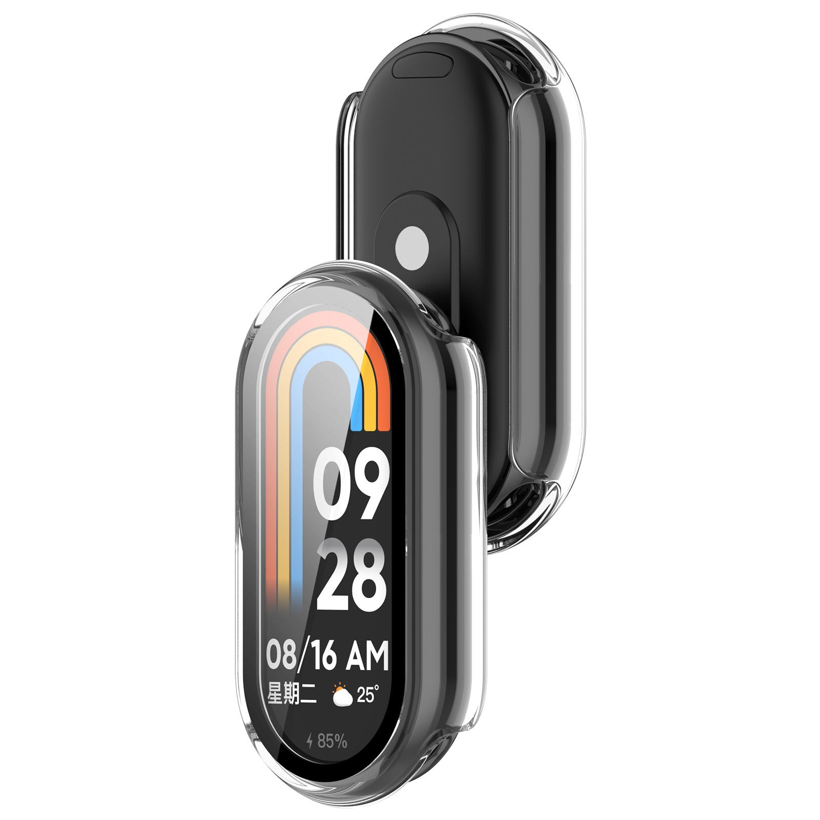 Xiaomi Smart Band 10 Hard Case with Glass (Transparent)