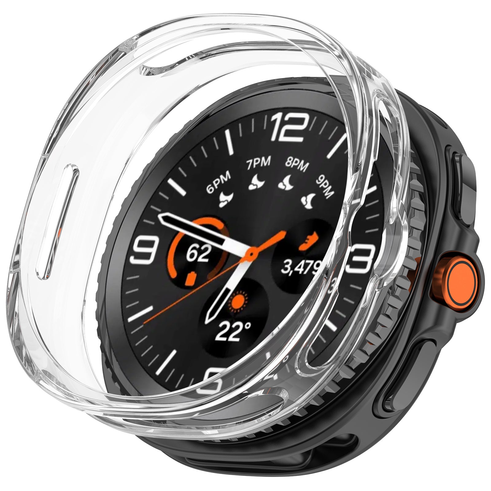 Samsung Galaxy Watch 8 Classic TPU Case (Transparent)