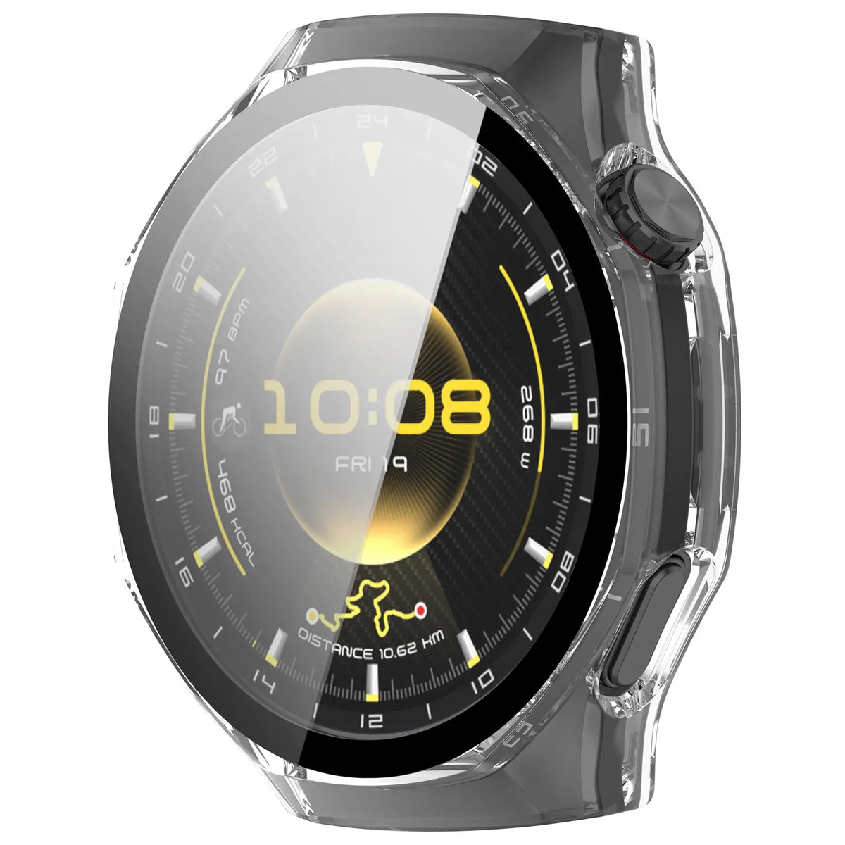 Huawei Watch GT 7 Pro PC Case with Glass (Transparent)
