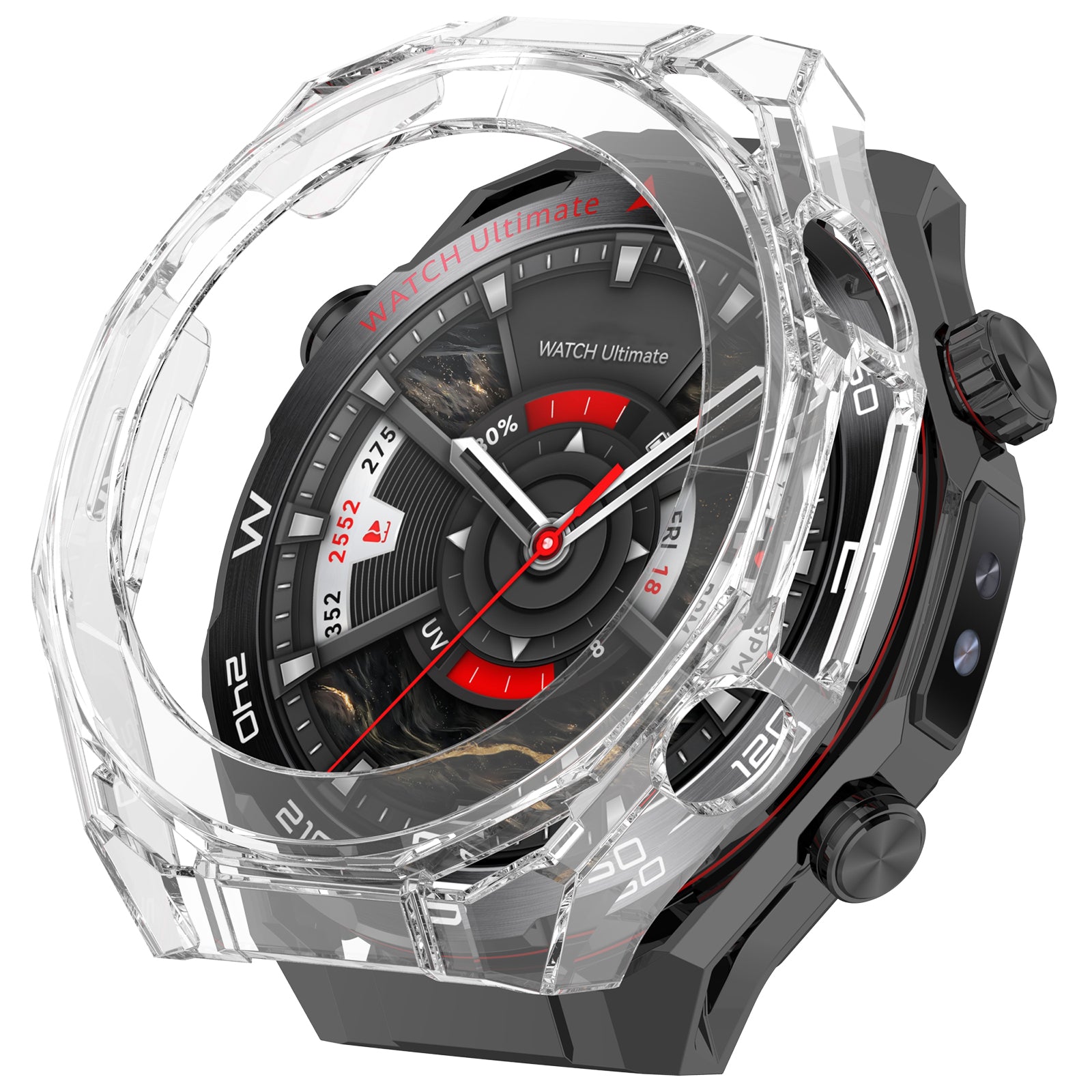 Huawei Watch Ultimate 2 PC Case with Glass (Transparent)