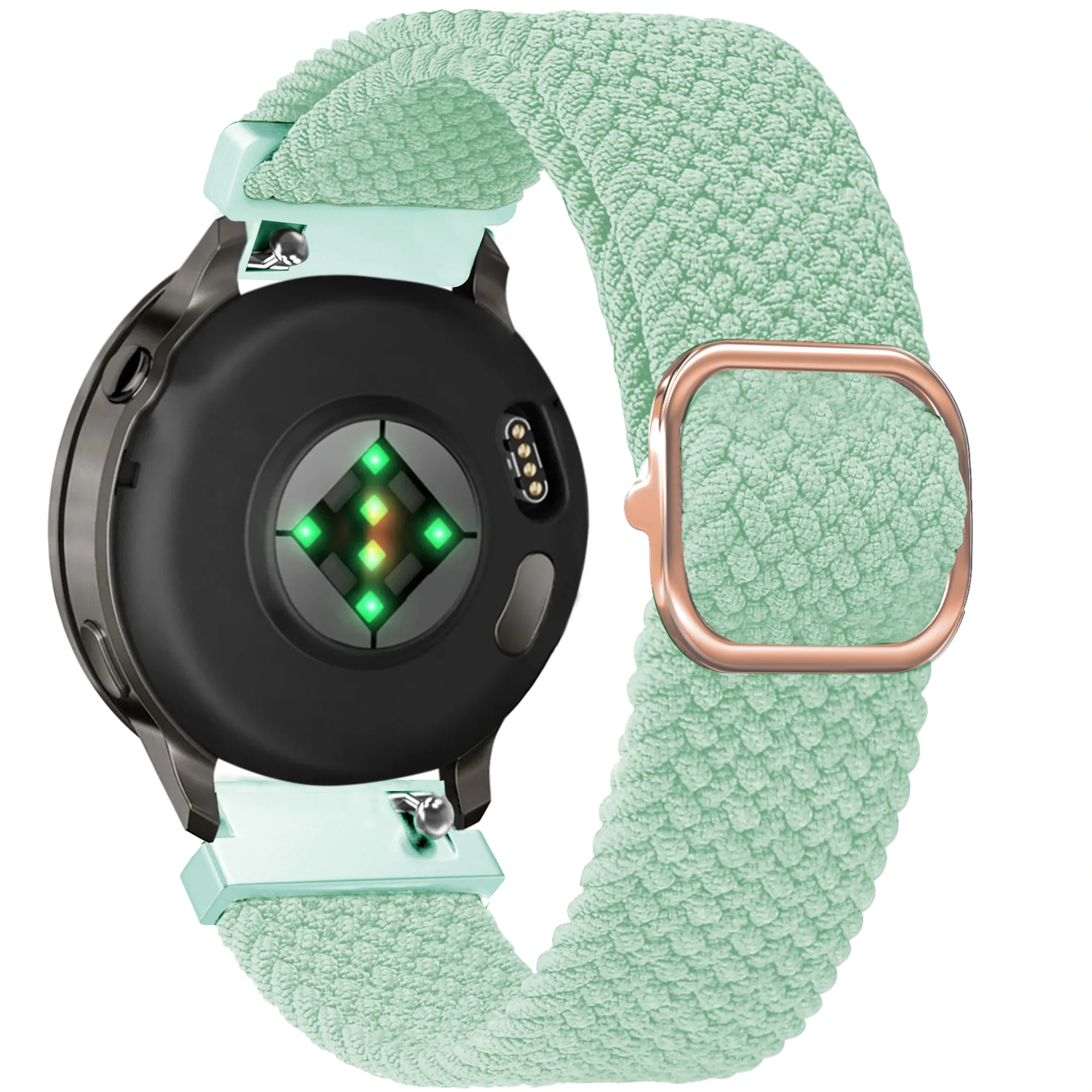 Bandz Garmin Forerunner 255s Adjustable Braided Strap (Turquoise)